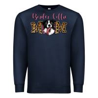 Navy Border Collie Mom Premium Sweatshirt - Jasminsmagicworld