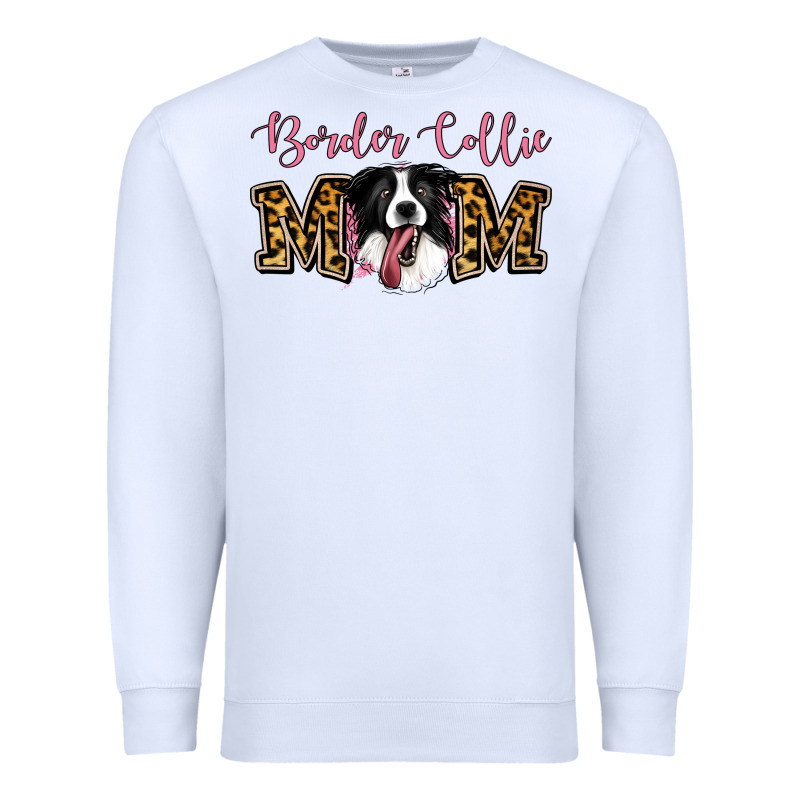Border Collie Mom Premium Sweatshirt by Jasminsmagicworld | Teevron