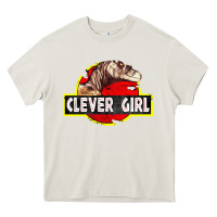 Cream clever girl Heavy Core Tee - linhVisuals