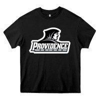 Black providence college Heavy Core Tee - linhVisuals