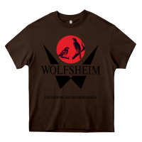 Chocolate Brown wolfsheim german music Heavy Core Tee - linhVisuals