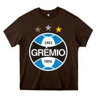Chocolate Brown the-grêmio-pen Heavy Core Tee - linhVisuals