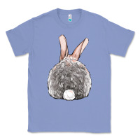 Colony Blue Easter bunny back view Classic Tee - OliviaCreatesArt