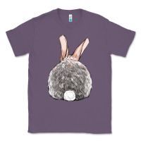 Lavender Easter bunny back view Classic Tee - OliviaCreatesArt