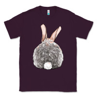 Plum Easter bunny back view Classic Tee - OliviaCreatesArt