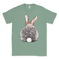Sage Easter bunny back view Classic Tee - OliviaCreatesArt