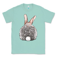 Seafoam Easter bunny back view Classic Tee - OliviaCreatesArt