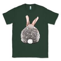 Sports Green Easter bunny back view Classic Tee - OliviaCreatesArt