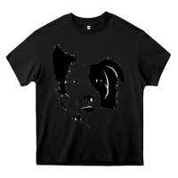 Black dog, collie, dogs, collies, border collies, puppy, sheepdog Heavy Core Tee - linhVisuals