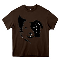 Chocolate Brown dog, collie, dogs, collies, border collies, puppy, sheepdog Heavy Core Tee - linhVisuals