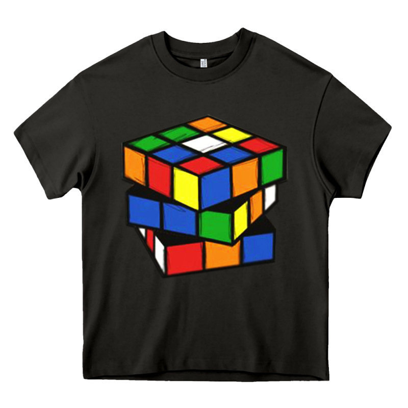Rubik Cube Heavy Core Tee by linhVisuals | Teevron