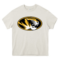 Cream missouri tigers Heavy Core Tee - linhVisuals