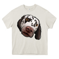 Cream Dalmatian Heavy Core Tee - Jasminsmagicworld