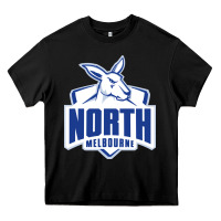 Black north melbourne fc Heavy Core Tee - linhVisuals