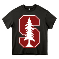 Asphalt stanford cardinal Heavy Core Tee - linhVisuals