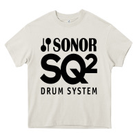 Cream Sonor Drum Heavy Core Tee - linhVisuals