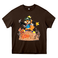 Chocolate Brown conker the squirrel, bad, video game, game, green, squirel Heavy Core Tee - linhVisuals
