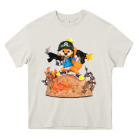 Cream conker the squirrel, bad, video game, game, green, squirel Heavy Core Tee - linhVisuals