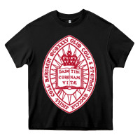 Black bard college Heavy Core Tee - linhVisuals