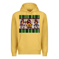 Antique Gold football gnomes Premium Hoodie - BarkalooDesign