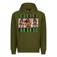Army Green football gnomes Premium Hoodie - BarkalooDesign