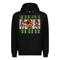 Black football gnomes Premium Hoodie - BarkalooDesign