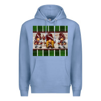 Colony Blue football gnomes Premium Hoodie - BarkalooDesign