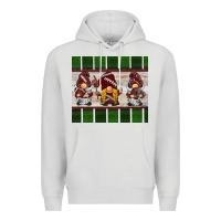 Dove Grey football gnomes Premium Hoodie - BarkalooDesign