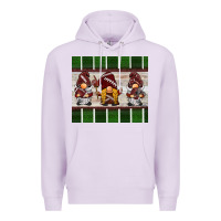 Lilac football gnomes Premium Hoodie - BarkalooDesign