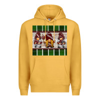 Mustard football gnomes Premium Hoodie - BarkalooDesign