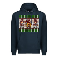 Navy football gnomes Premium Hoodie - BarkalooDesign