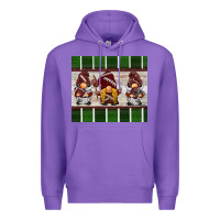Purple football gnomes Premium Hoodie - BarkalooDesign