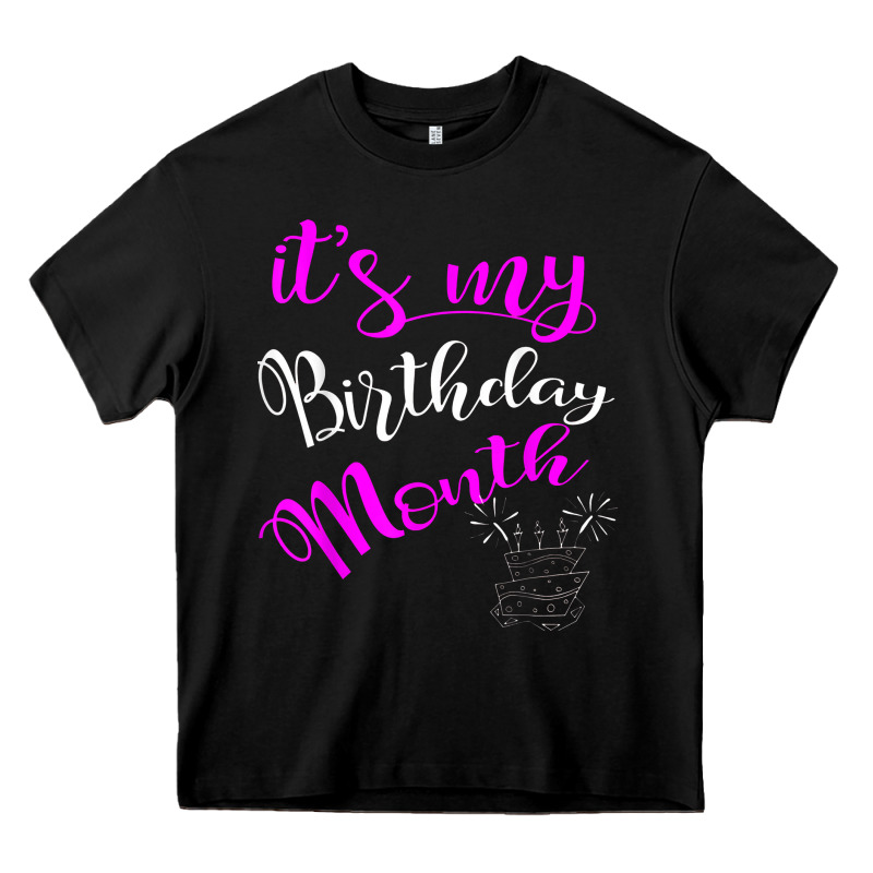 It's My Birthday Month Party Heavy Core Tee by linhVisuals | Teevron