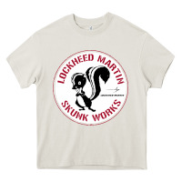 Cream skunks works adp roundel patch Heavy Core Tee - linhVisuals