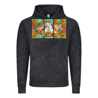 Vintage Black Goat Family Fall Pumpkins Vintage Hoodie - Artiststas