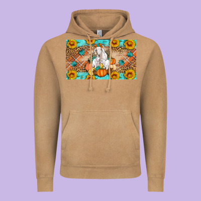 Goat Family Fall Pumpkins Vintage Hoodie Designed By Artiststas