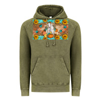 Vintage Olive Goat Family Fall Pumpkins Vintage Hoodie - Artiststas