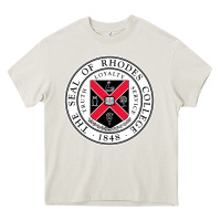 Cream Rhodes College Heavy Core Tee - linhVisuals