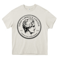 Cream Sarah Lawrence College Heavy Core Tee - linhVisuals