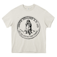 Cream Smith College Heavy Core Tee - linhVisuals