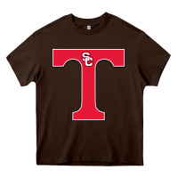 Chocolate Brown san clemente high school Heavy Core Tee - linhVisuals