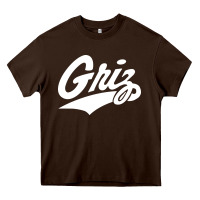 Chocolate Brown montana griz basketball Heavy Core Tee - linhVisuals