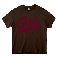 Chocolate Brown montana griz basketball Heavy Core Tee - linhVisuals