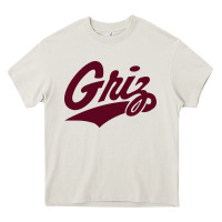 Cream montana griz basketball Heavy Core Tee - linhVisuals
