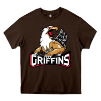 Chocolate Brown #the griffins grand rapids Heavy Core Tee - linhVisuals