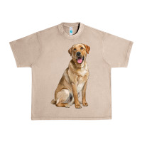 French Oak Labrador Retriever llustrations Urban Heavy Tee - LillyAllenDesigns