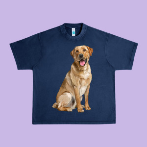 Labrador Retriever Llustrations Urban Heavy Tee Designed By Lillyallendesigns