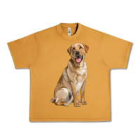 Peanut Butter Labrador Retriever llustrations Urban Heavy Tee - LillyAllenDesigns