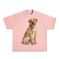 Salmon Labrador Retriever llustrations Urban Heavy Tee - LillyAllenDesigns