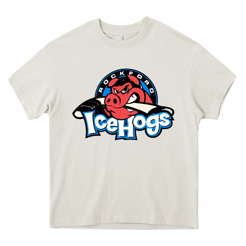 #the Icehogs Rockford Heavy Core Tee by linhVisuals | Teevron